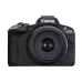 آلة تصوير Canon EOS R50 + RF-S 18-45 IS STM + RF75-300 IS STM, Black (5811C150)