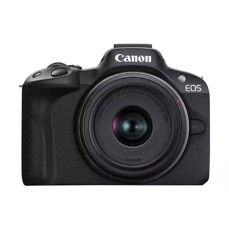 Камера Canon EOS R50 + RF-S 18-45 IS STM + RF75-300 IS STM, Black (5811C150)