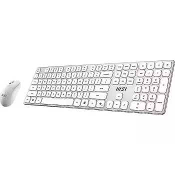 Keyboard + Mouse MSI (S11-43UA305-Y92), White