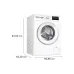 Máquina de lavar Bosch, White (WAN2829NBY)