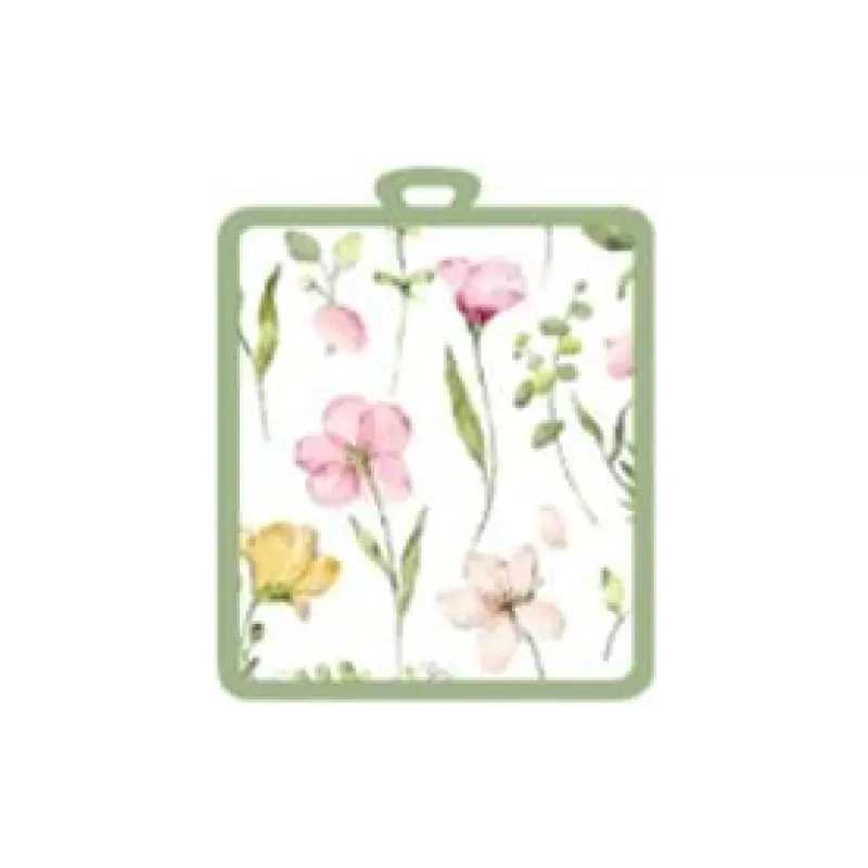 Pegador de panela de cozinha Ardesto Spring flowers, White (ART04FL)