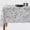 Mantel Ardesto Grey leaves, Grey (ART07GL)