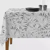 Mantel Ardesto Grey leaves, Grey (ART08GL)