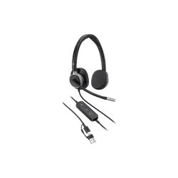 On-Ear-Stereo-Headset Poly Mission 625, Black (C01C6AA)