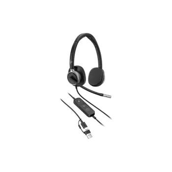 Стерео слушалки за уши Poly Mission 625, Black (C01C6AA)