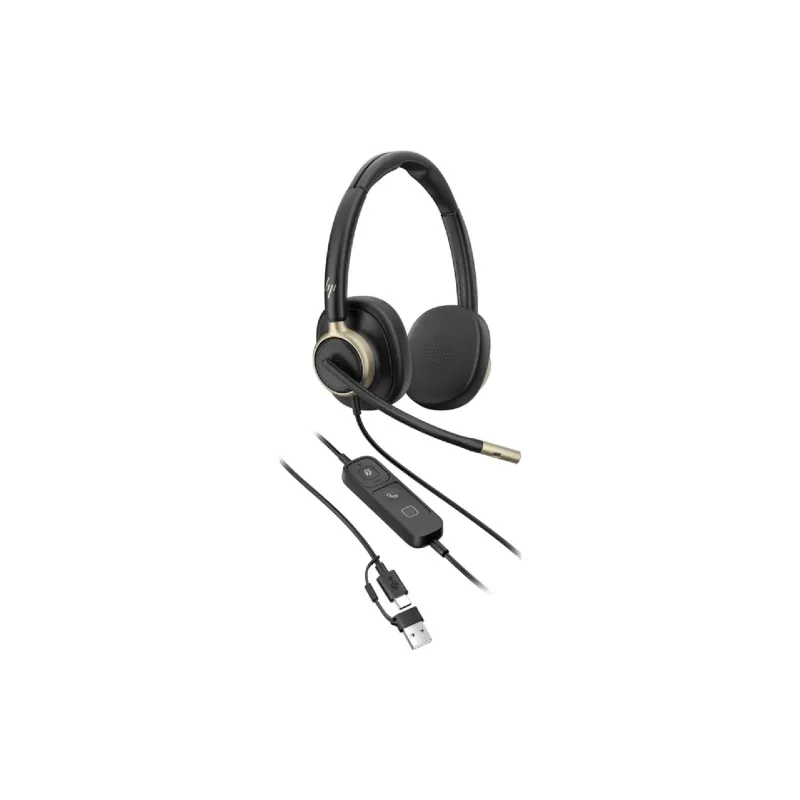 Стерео слушалки за уши Poly Mission 825, Black (C01FCAA)