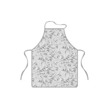 Фартук для кухни Ardesto Grey leaves, 60 х 80 см, 100% полиэстер (ART12GL)
