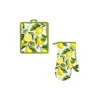 Um conjunto de pegadores de panela de cozinha Ardesto Sicilian lemons, Green (ART14LM)