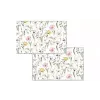 Servierserviette Ardesto Spring flowers, White (ART15FL)