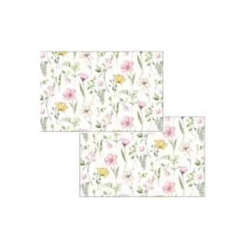 Guardanapo de servir Ardesto Spring flowers, White (ART15FL)
