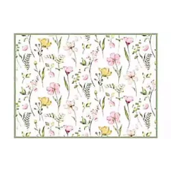 Abtropfmatte Ardesto Spring flowers, White (ART17FL)