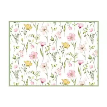 Tapete para secar louça Ardesto Spring flowers, White (ART17FL)
