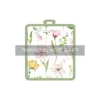 Pegador de panela de cozinha Ardesto Spring flowers, White (ART04FL)