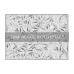 Килимок для сушіння посуду Ardesto Grey leaves (ART17GL), 38 х 51 см, 100% поліестер, Grey