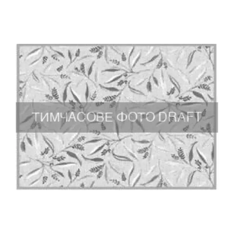 Килимок для сушіння посуду Ardesto Grey leaves (ART17GL), 38 х 51 см, 100% поліестер, Grey