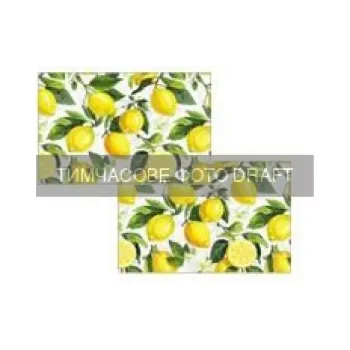 Guardanapo de servir Ardesto Sicilian lemons, Green (ART15LM)
