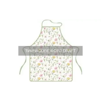 Avental de cozinha Ardesto Spring flowers, White (ART12FL)