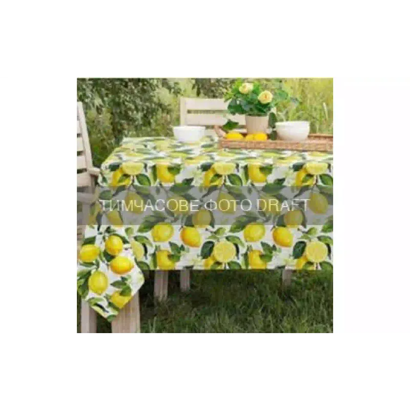 Toalha de mesa Ardesto Sicilian lemons, Green (ART07LM)