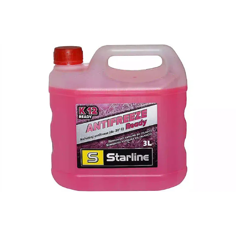 Antifreeze Mpm G-12+ -30 C (NAK12READY3), 3 l, Red