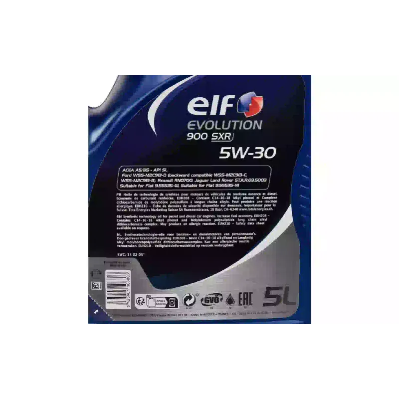 Моторно масло Elf Evolution 900 SXR 5W-30 (ELF10-5EVOSXR)