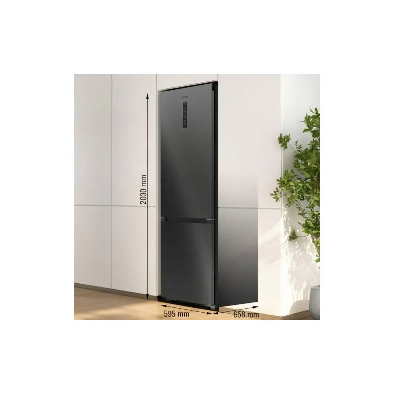 Refrigerador Gorenje, Black (NRB620E61BX4WFE)