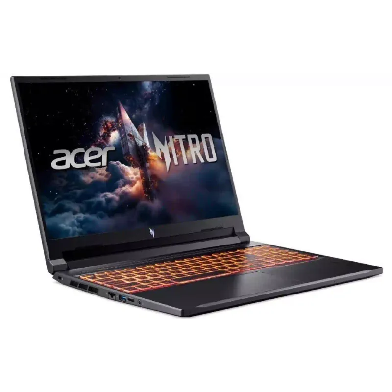 Ноутбук Acer Nitro V 16 16" WUXGA 2K/IPS 16Gb/1Tb/U7-240H/RTX 5070-8/Linux Black ANV16-72 (NH.QZREU.00C)
