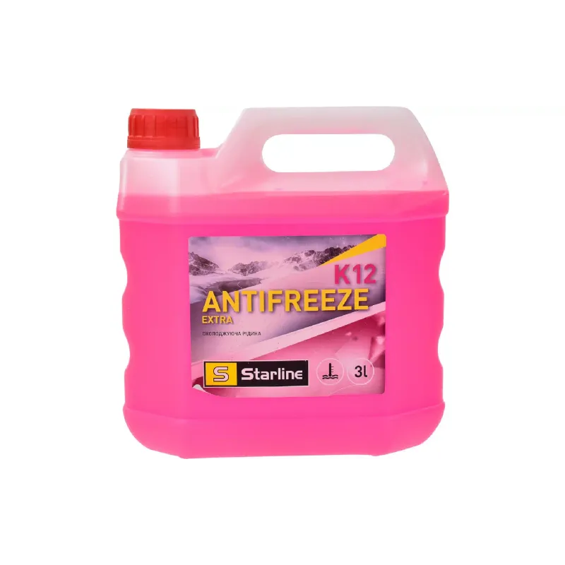 Antifreeze Mpm Extra K12 G-12+ -74 C (NAK123), 3 l, Pink