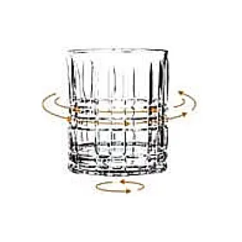 Склянка для віскі Ardesto Aquila Rotate (AR2628WRT), 285 мл, скло, 6 шт, Transparent