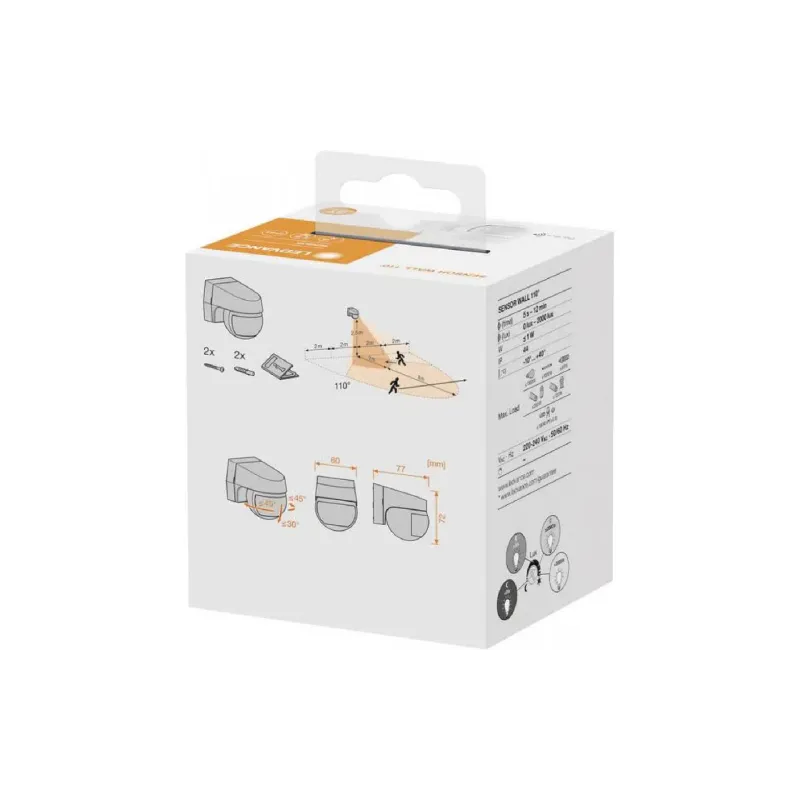 Motion sensor Osram, White (4058075244733)