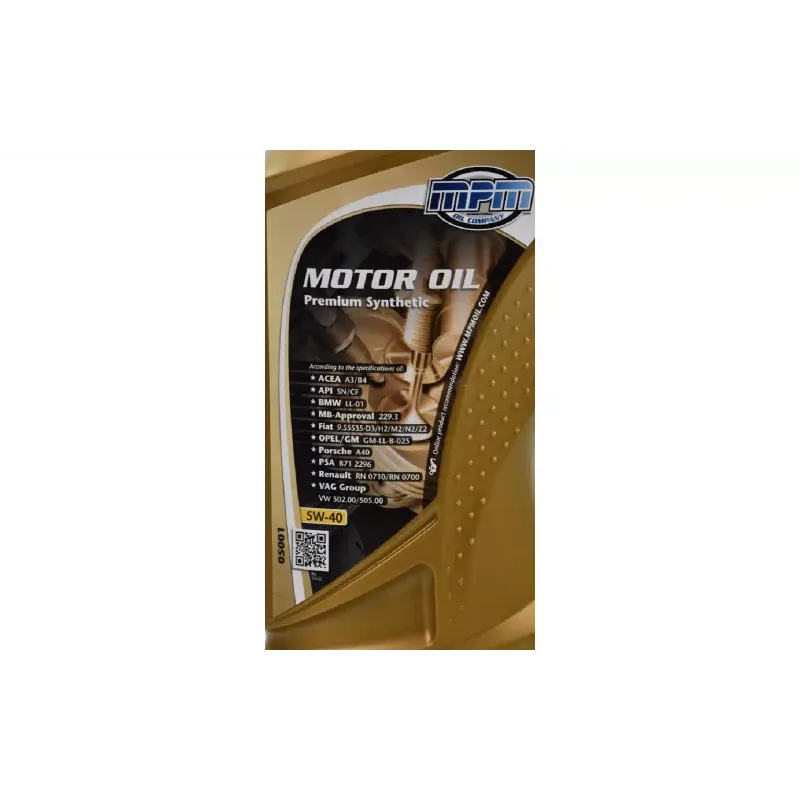 Motorolaj Mpm Premium Synthetic 5W-40 (MPM05001)