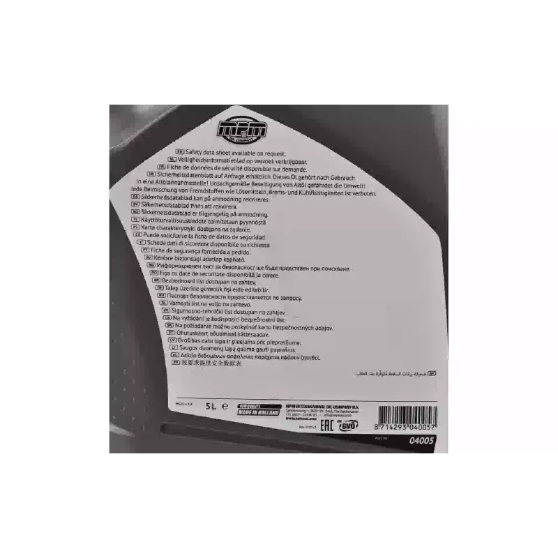 Motorolaj Mpm Semi Synthetic 10W-40 (MPM04005)