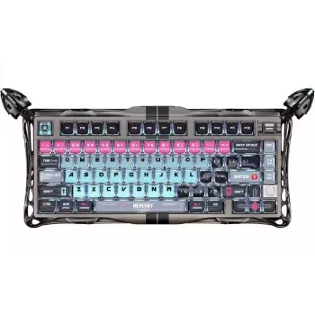 Teclado mecânico GravaStar Mercury V75 Pro, Cyberpunk (GSV75PRO_U_RM_EGRY)