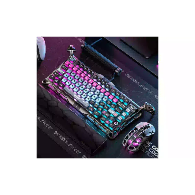 لوحة المفاتيح الميكانيكية GravaStar Mercury V75 Pro, Cyberpunk (GSV75PRO_U_RM_EGRY)