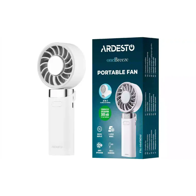 Преносим вентилатор Ardesto OneBreeze (FN-HM96W)
