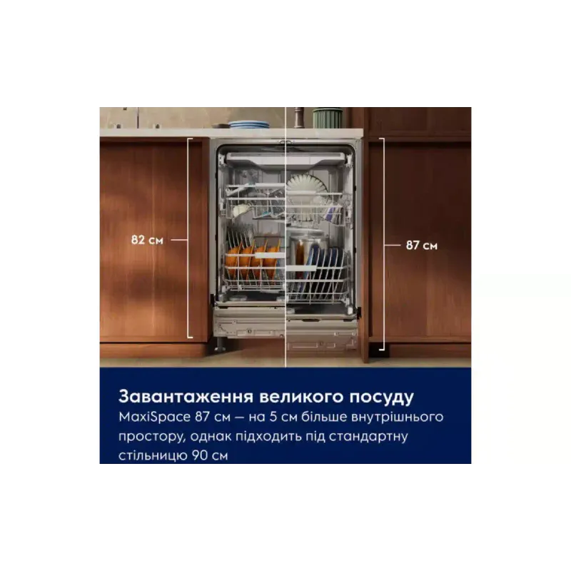 Εντοιχιζόμενο πλυντήριο πιάτων Electrolux, Black (KL97X500P)