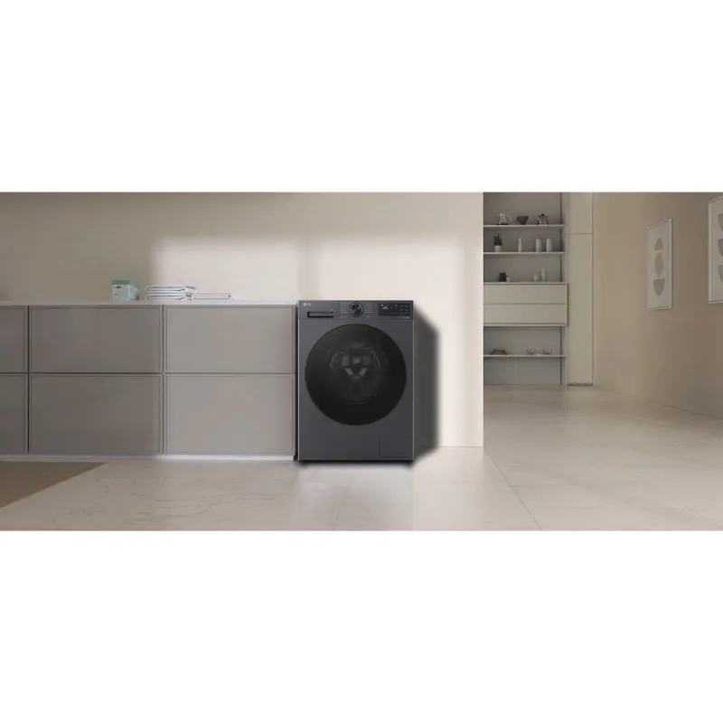 غسالة ملابس LG, Black (F2X5PS5M)