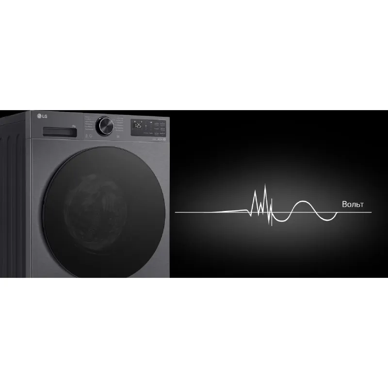 غسالة ملابس LG, Black (F2X5PS5M)