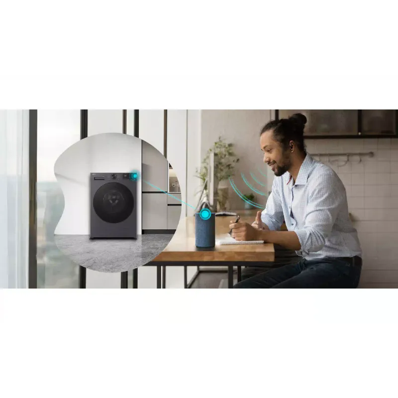 غسالة ملابس LG, Black (F2X5PS5M)