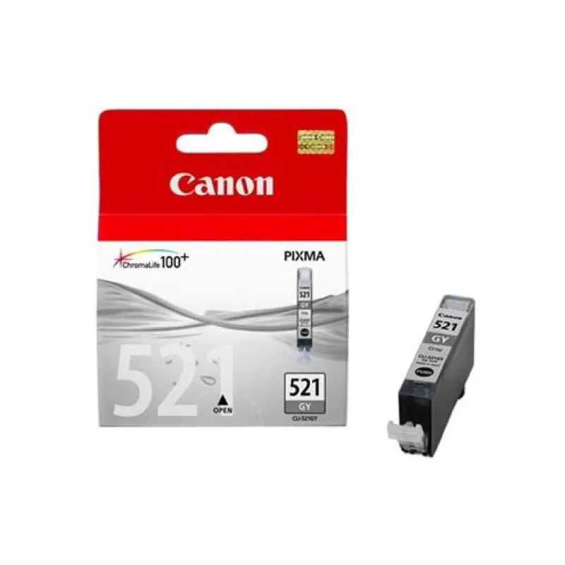 Φυσίγγιο Canon CLI-521GY, Grey (2937B004)