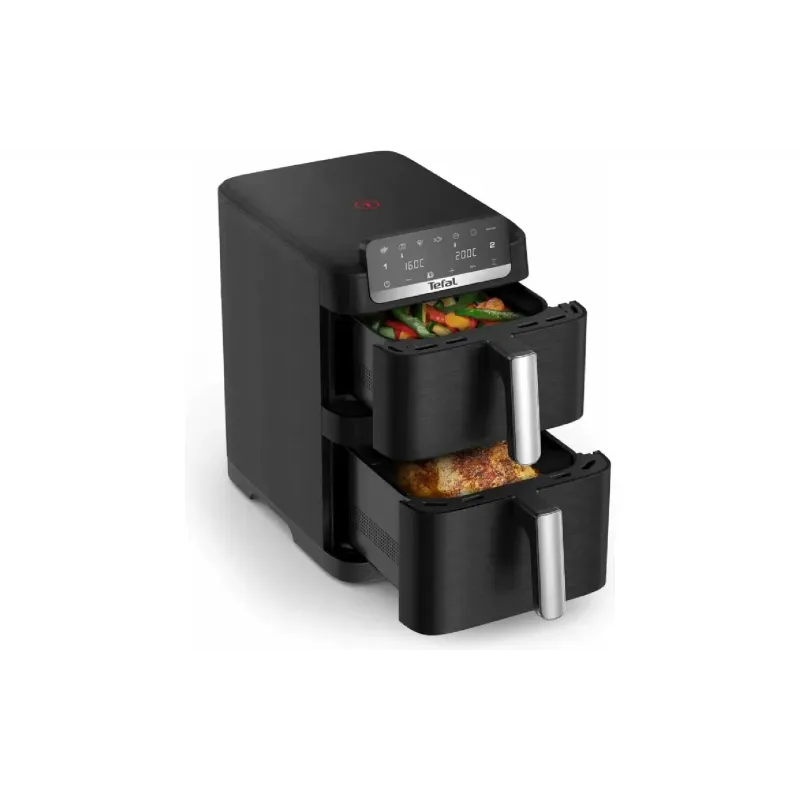 Horno múltiple Tefal Easy Fry Crispy Stack, Black (EY7528E0)