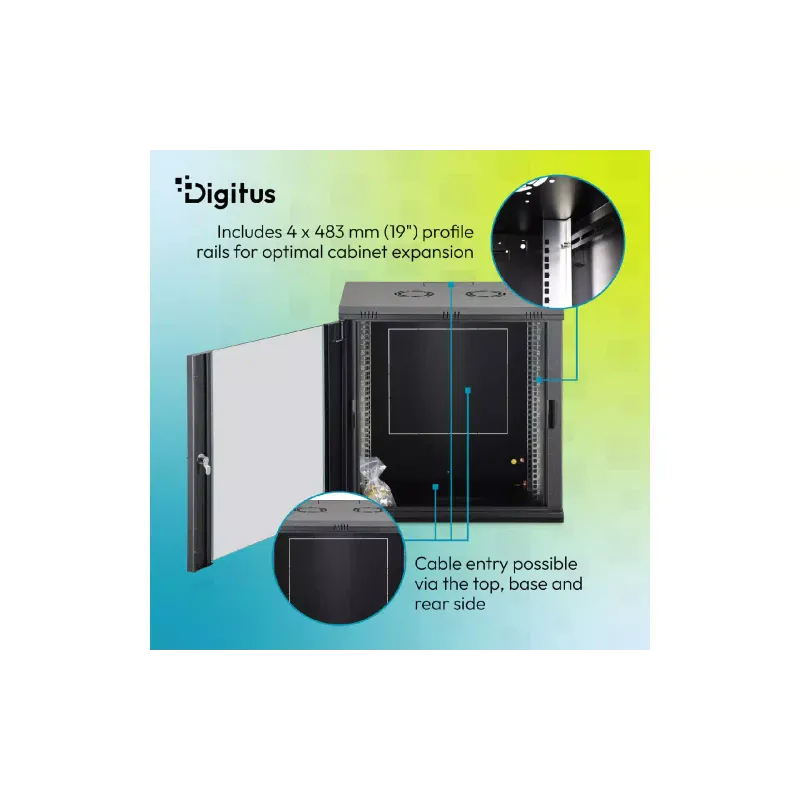 Closet Digitus (DN-37109), Black