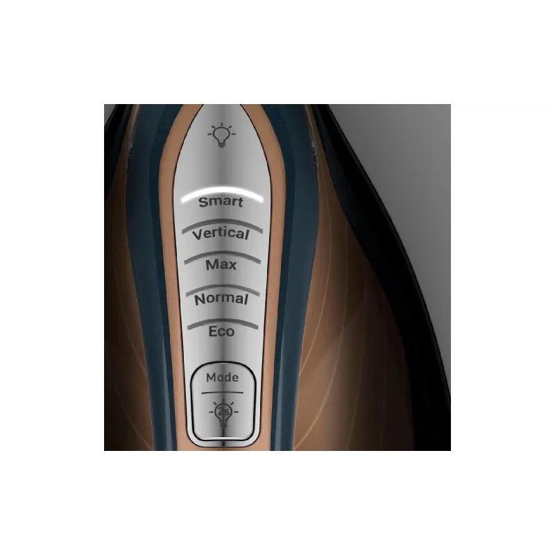 Ferro de passar a vapor Tefal Express Vision Max, Blue/Gold (GV9920E0)