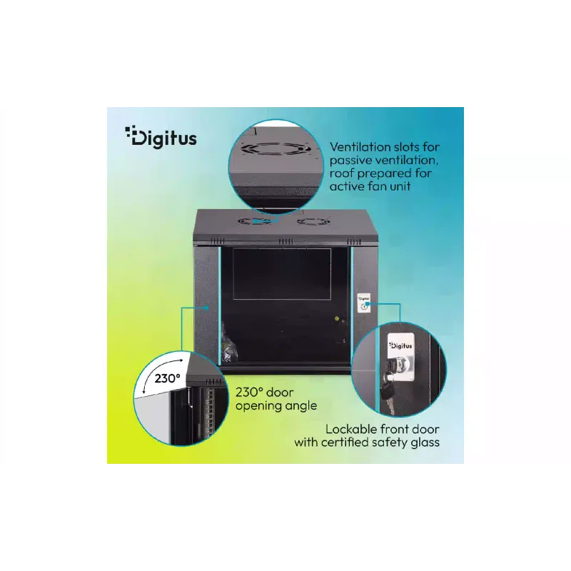 Шафа Digitus (DN-37105), Black