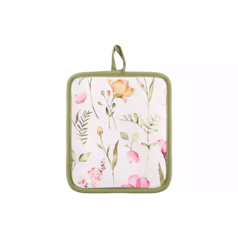 Topflappen für die Küche Ardesto Spring flowers, White (ART04FL)