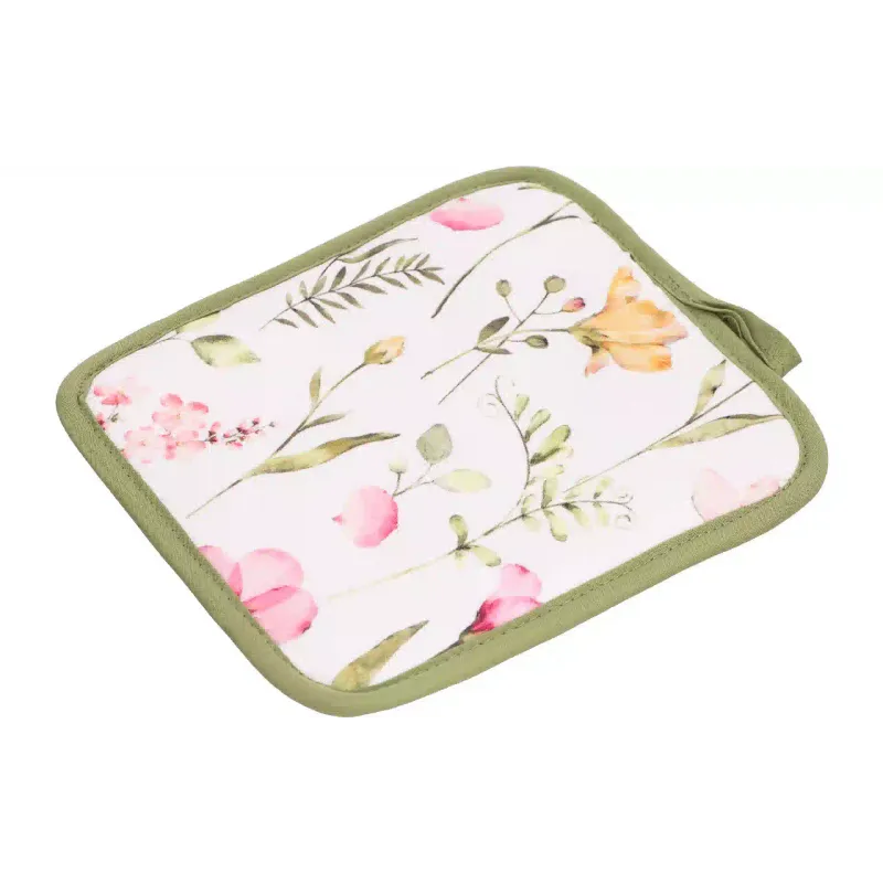 Topflappen für die Küche Ardesto Spring flowers, White (ART04FL)