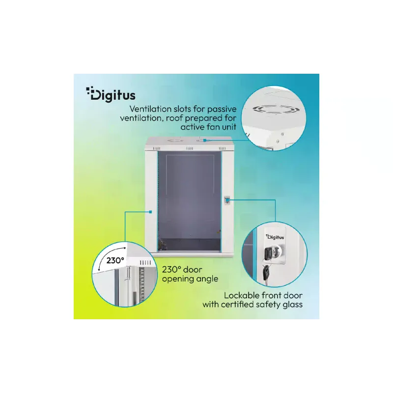 Closet Digitus (DN-37112), Gray