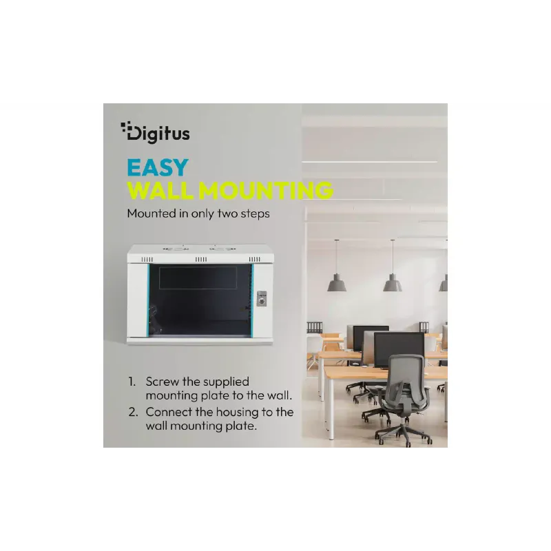 Closet Digitus (DN-37112), Gray
