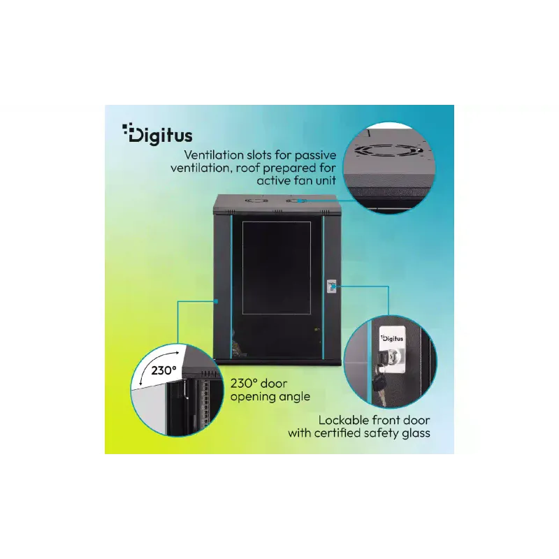 Шафа Digitus (DN-37113), Black