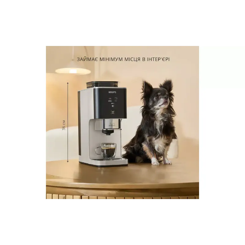 ماكينة صنع القهوة Krups Coffee Crush, Beige (SA4001E0)