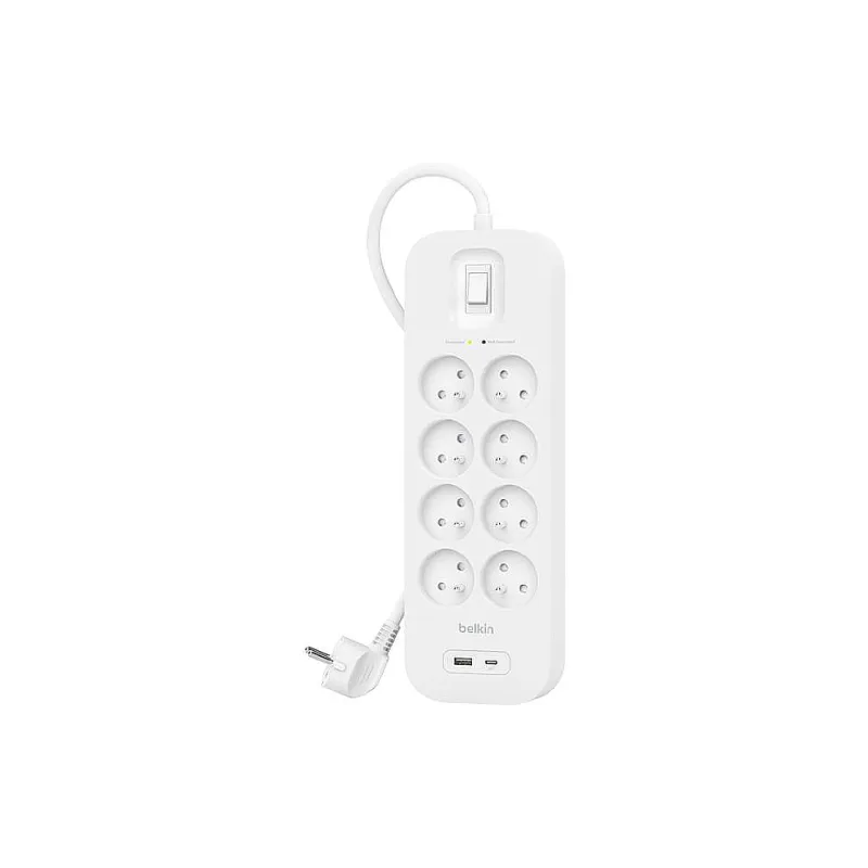 Cabo de extensão de rede Belkin, White (SRB003CA2M)